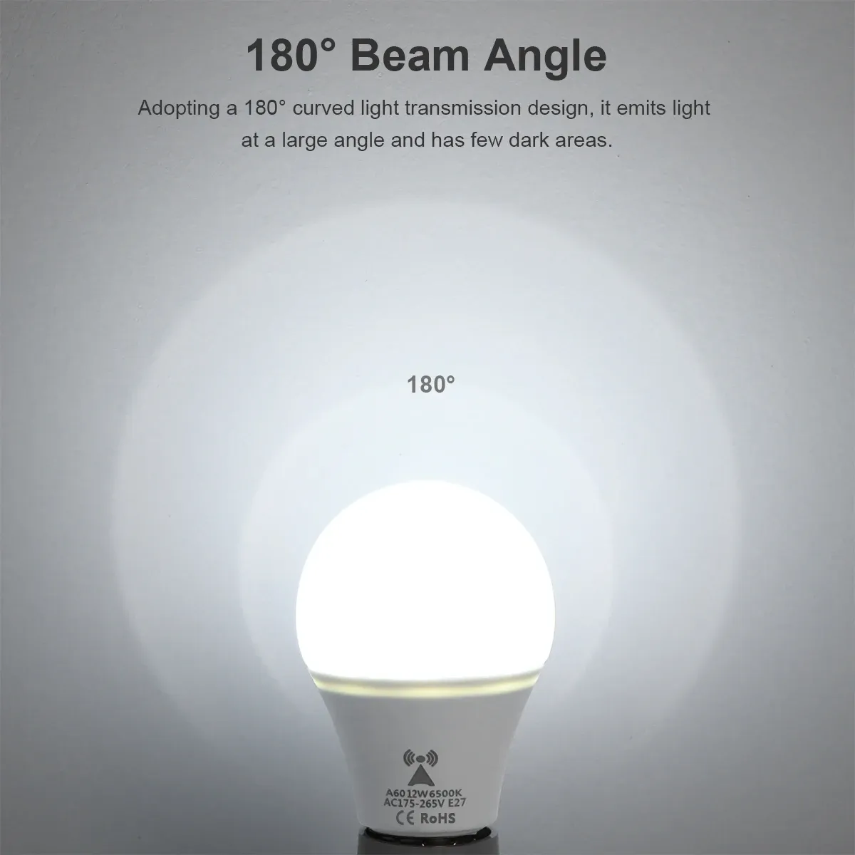 Veilleuse à détection de mouvement intelligente pour salle de bain et porte, capteur radar, éclairage 85-265 V pour la décoration de la maison et chambre 3