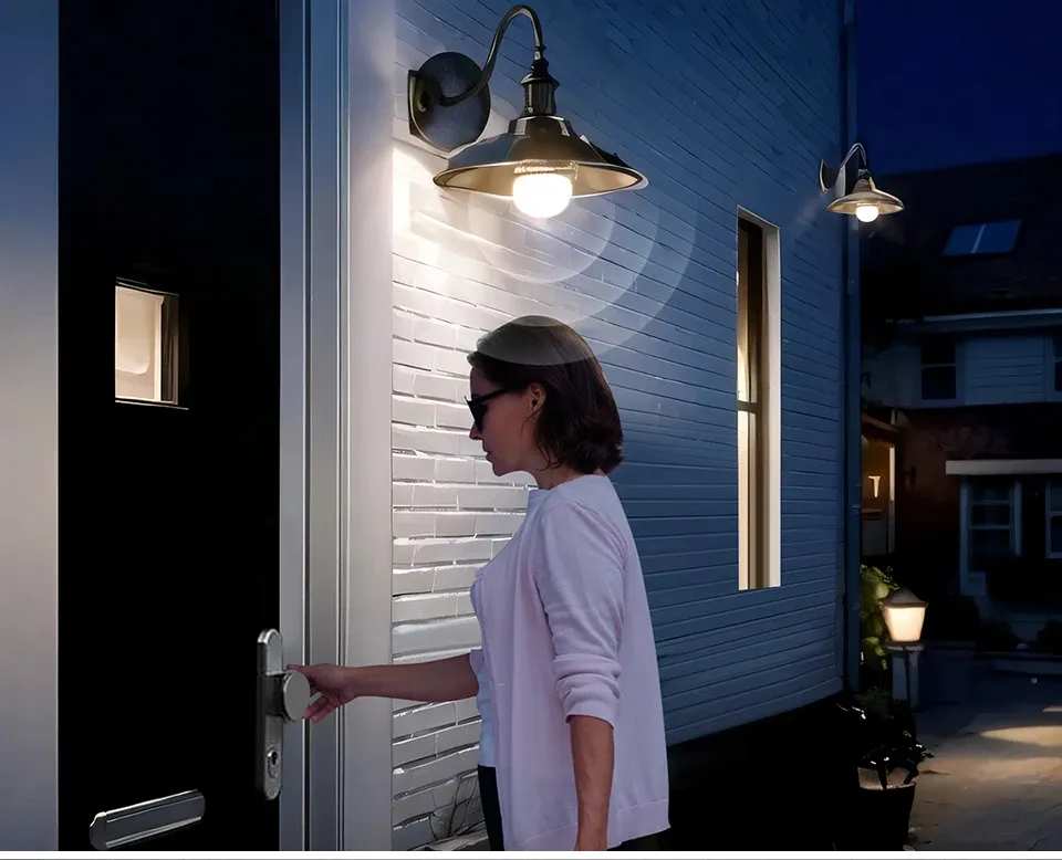 Veilleuse LED intelligente, détection de mouvement en action