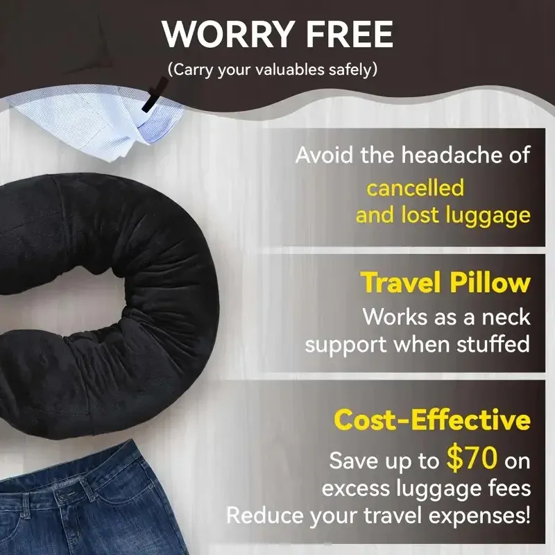 Oreiller de voyage cervical, finitions