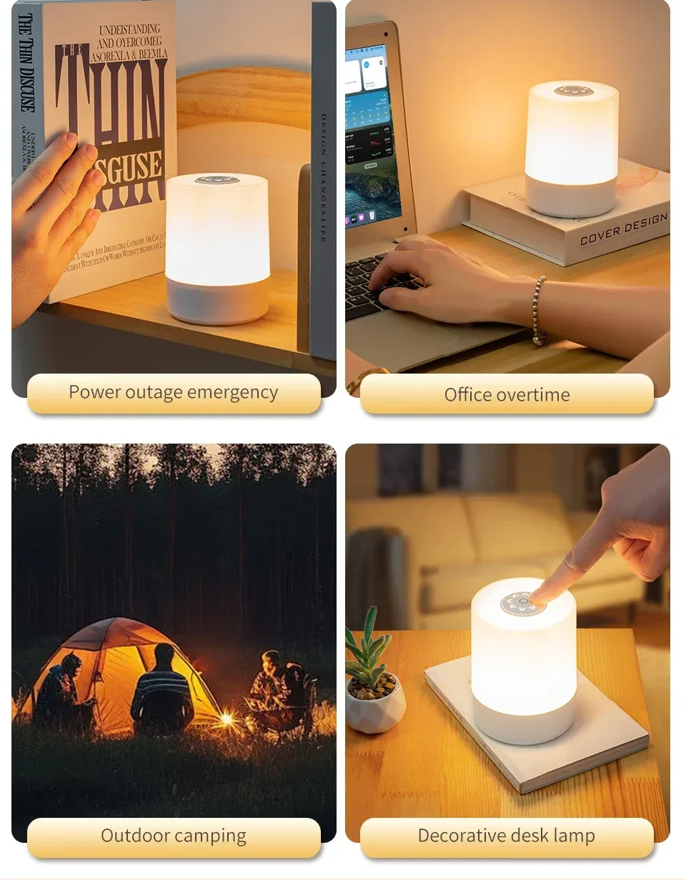 Veilleuse LED, finitions et ambiance