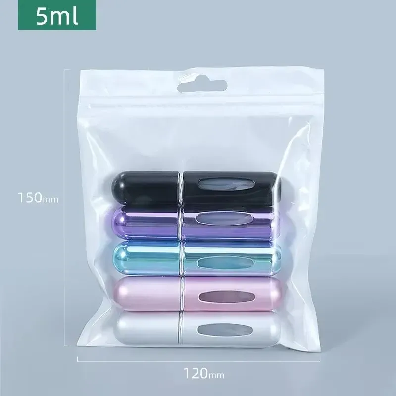 Flacons vides rechargeables avec pompe pulvérisateur, contenants cosmétiques de voyage, mini atomiseur, lot de 5 18