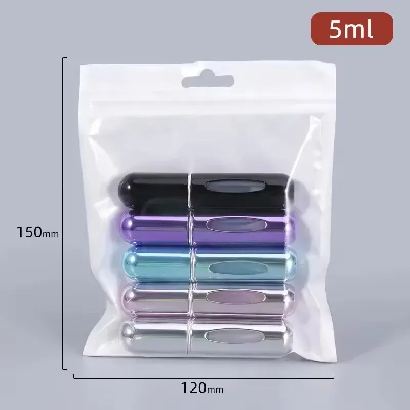 Flacons vides rechargeables avec pompe pulvérisateur, contenants cosmétiques de voyage, mini atomiseur, lot de 5 17