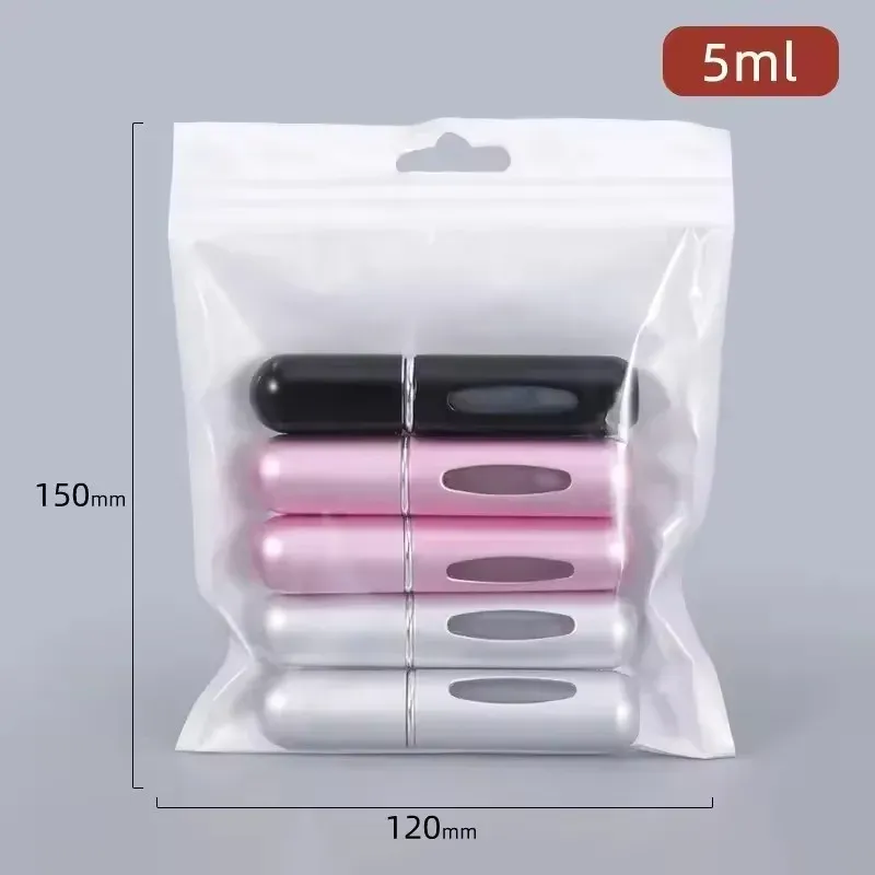 Flacons vides rechargeables avec pompe pulvérisateur, contenants cosmétiques de voyage, mini atomiseur, lot de 5 13