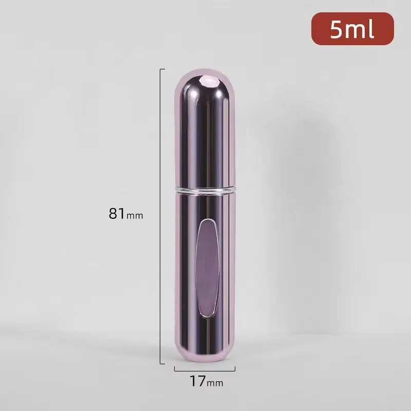 Flacons vides rechargeables avec pompe pulvérisateur, contenants cosmétiques de voyage, mini atomiseur, lot de 5 24