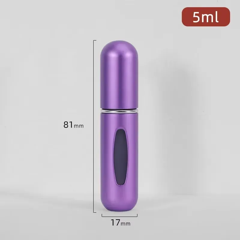 Flacons vides rechargeables avec pompe pulvérisateur, contenants cosmétiques de voyage, mini atomiseur, lot de 5 25