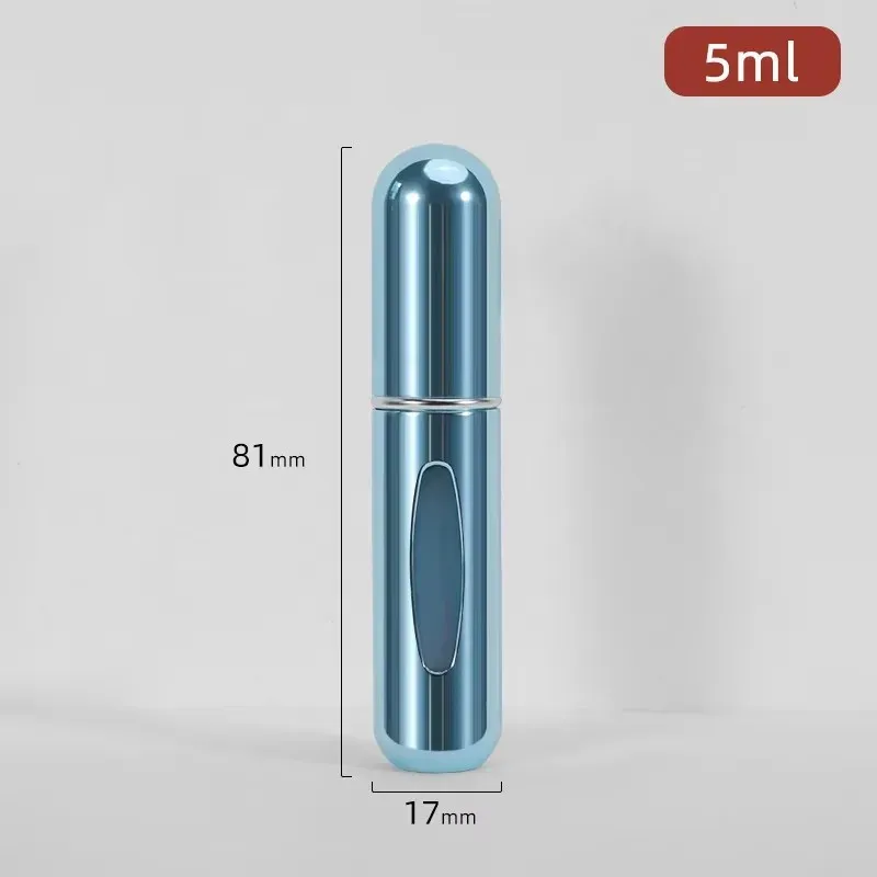 Flacons vides rechargeables avec pompe pulvérisateur, contenants cosmétiques de voyage, mini atomiseur, lot de 5 22