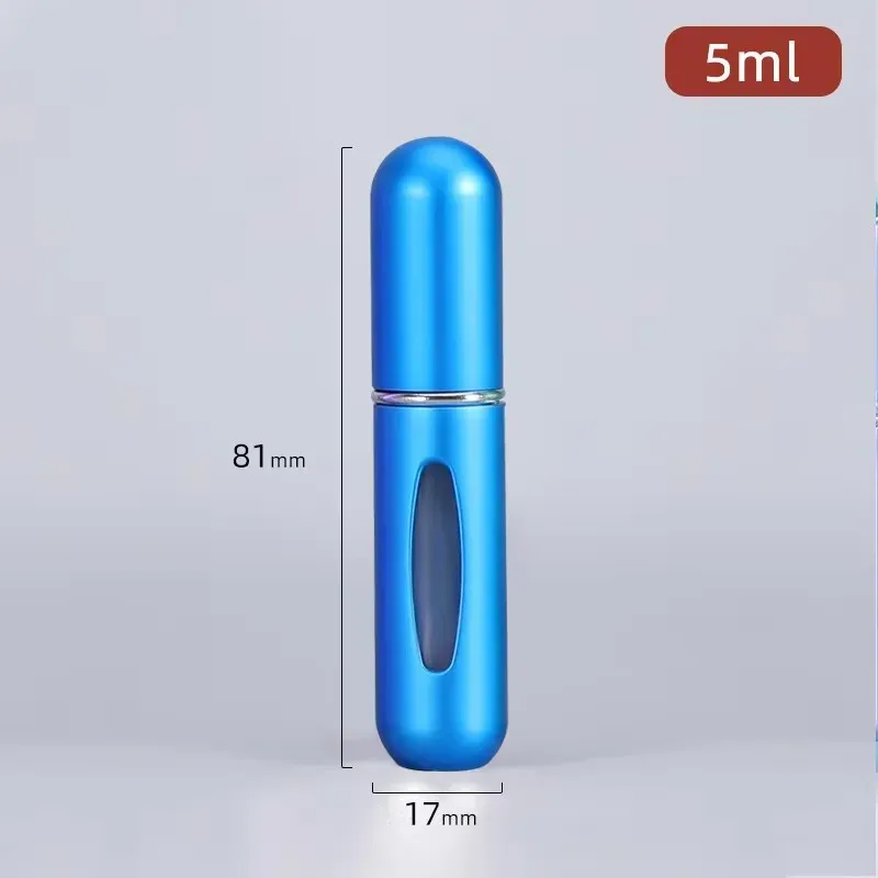 Flacons vides rechargeables avec pompe pulvérisateur, contenants cosmétiques de voyage, mini atomiseur, lot de 5 21