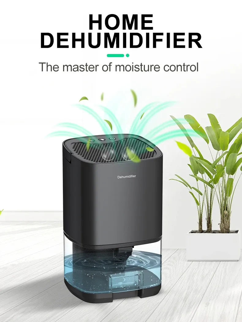 Déshumidificateur d'air portable compact pour la maison