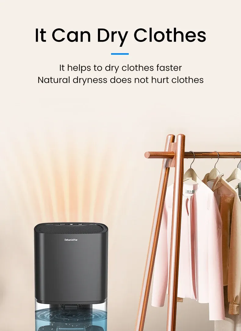 Déshumidificateur d'air installé dans une pièce