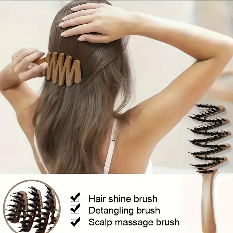 Brosse volumisante antistatique en détail
