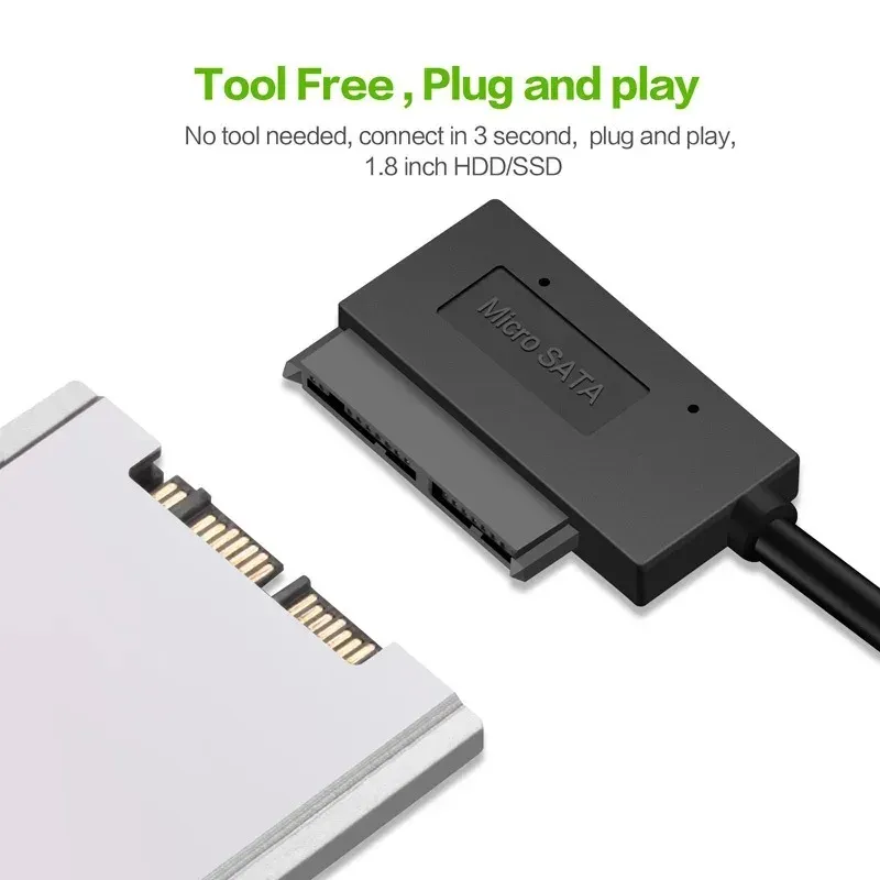 Câble d'extension USB 3.0 / 2.0 vers SATA, 20 à 50 cm, adaptateur pour disque dur externe SSD et HDD 2,5 pouces, marque amaran 4