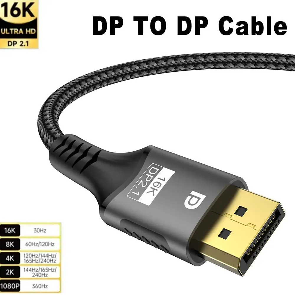 Câble DisplayPort 2.1 accessoire
