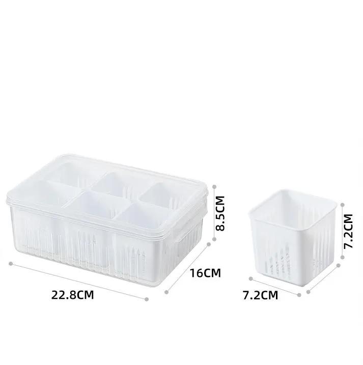 Boîte de rangement transparente pour cuisine