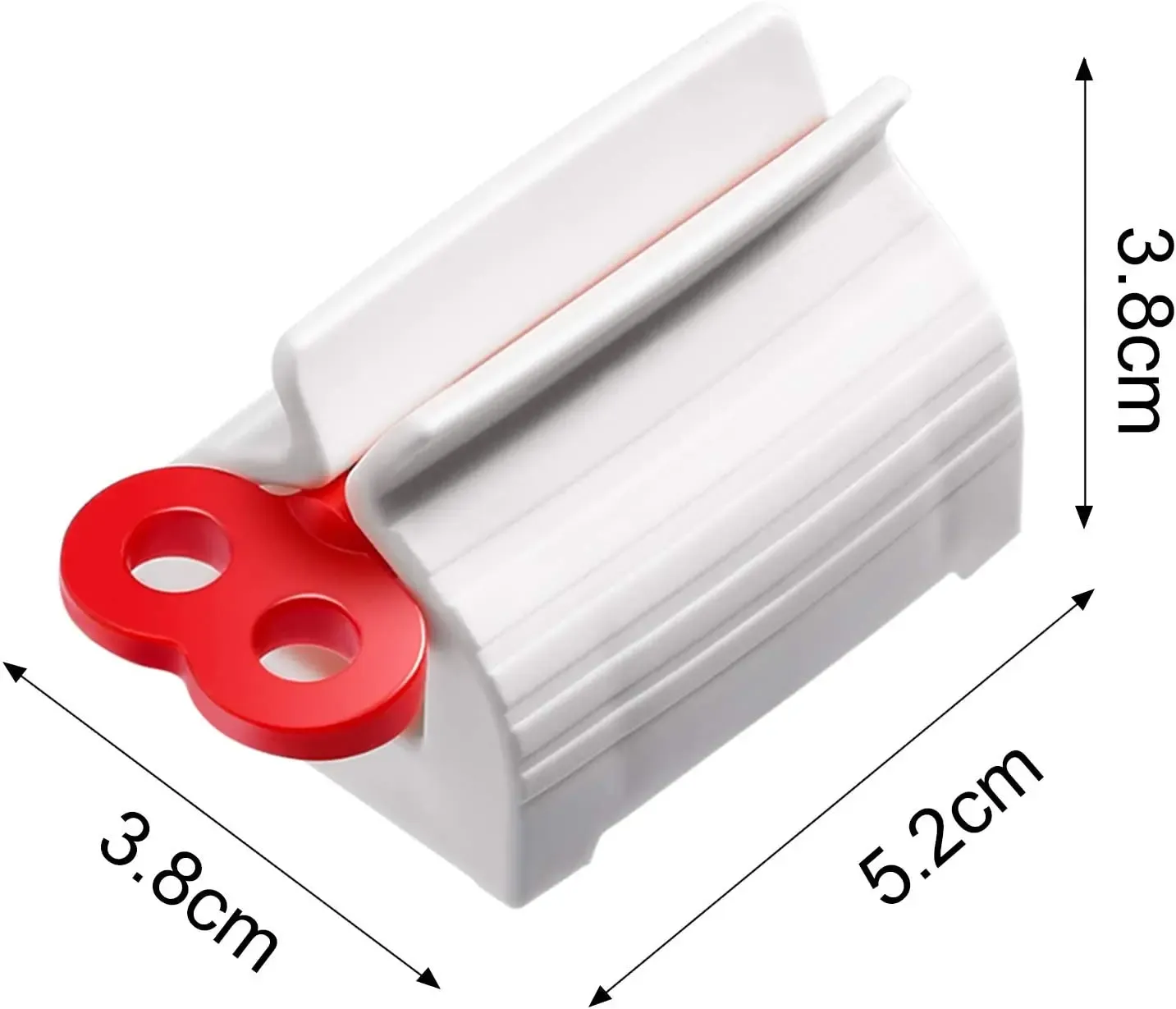 Presse-tube de dentifrice utilisé avec un tube de crème