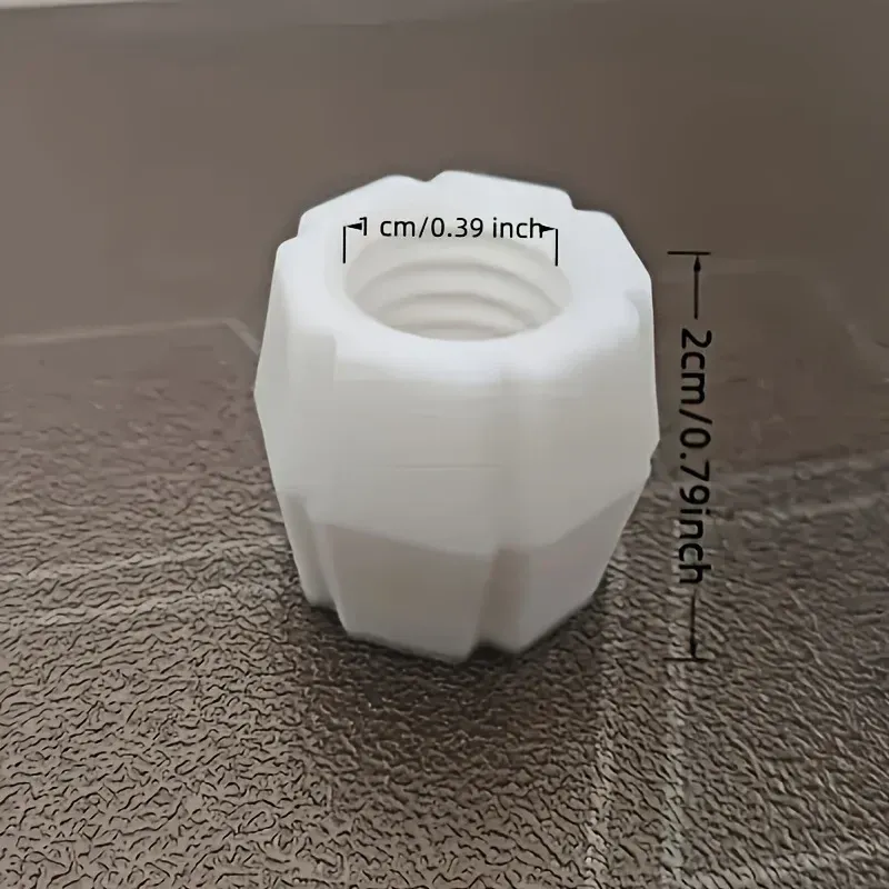 Distributeur de dentifrice réutilisable imprimé en 3D, idéal pour les voyages, blanc 4
