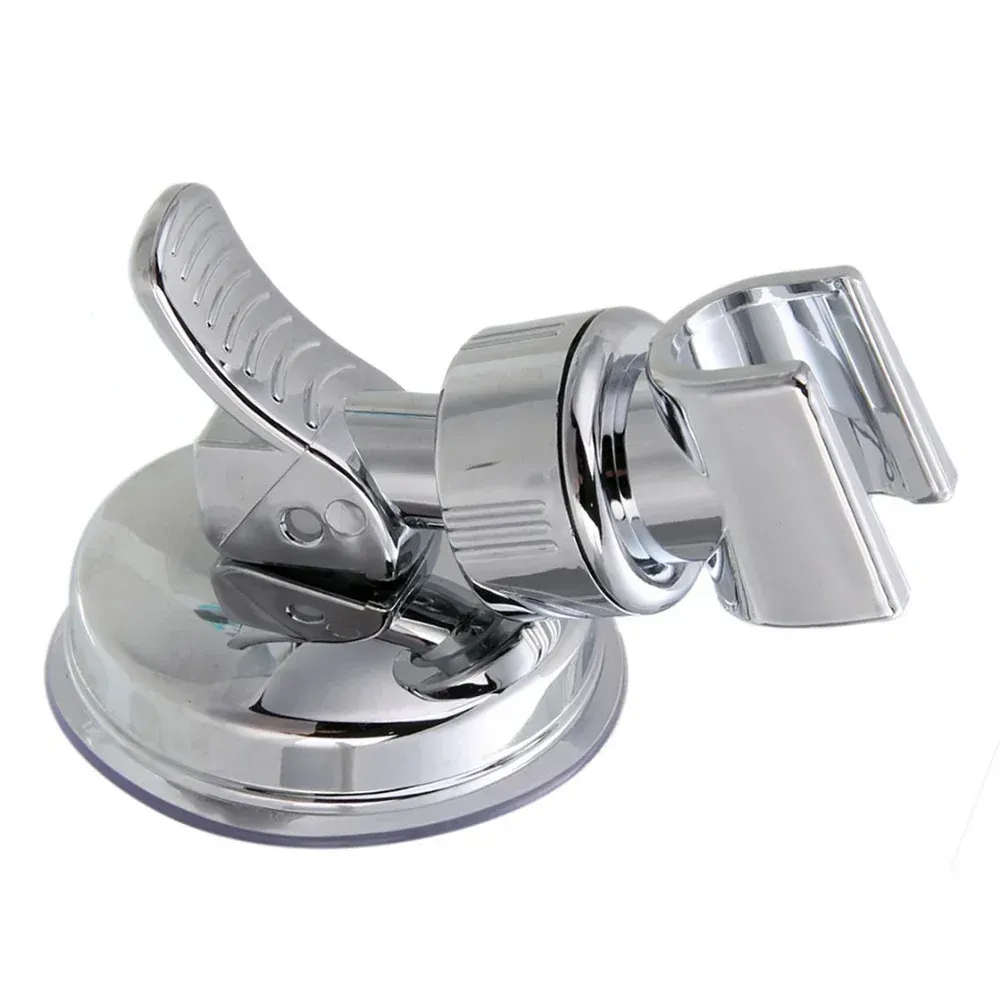 Support mural réglable à 360° pour pomme de douche, avec ventouse, sans perçage 3