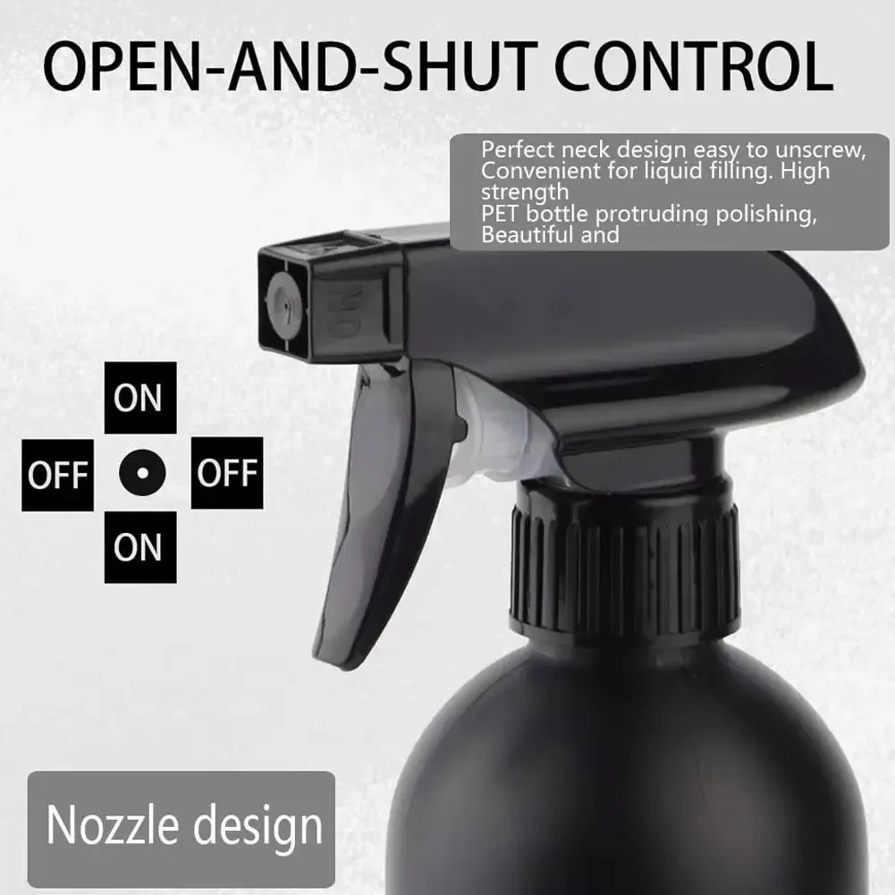 Bouteille vaporisateur vide 500 ml rechargeable, format voyage, outil de pulvérisation d'eau pour salon de coiffure et soins de la peau 3