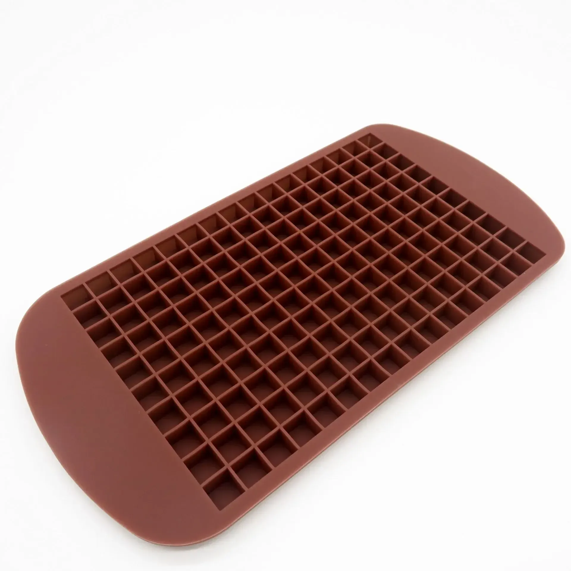 Bac à glaçons en silicone flexible, 160 grilles, mini plateau carré pour machine à glaçons 7