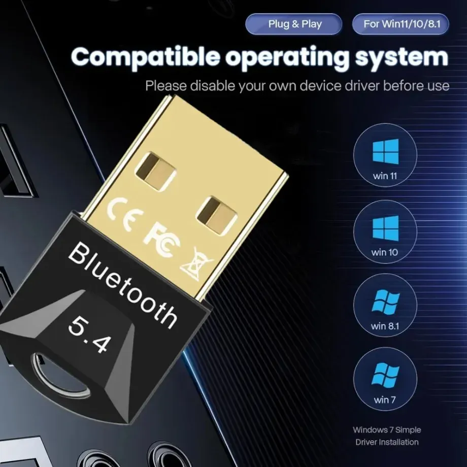 Adaptateur Bluetooth en situation d'utilisation au bureau