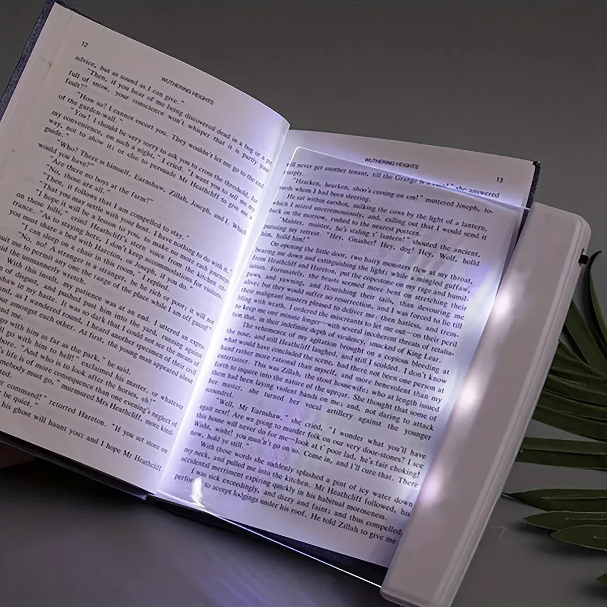 Lampe de lecture LED à écran plat, protection des yeux et vision nocturne, idéale pour les étudiants