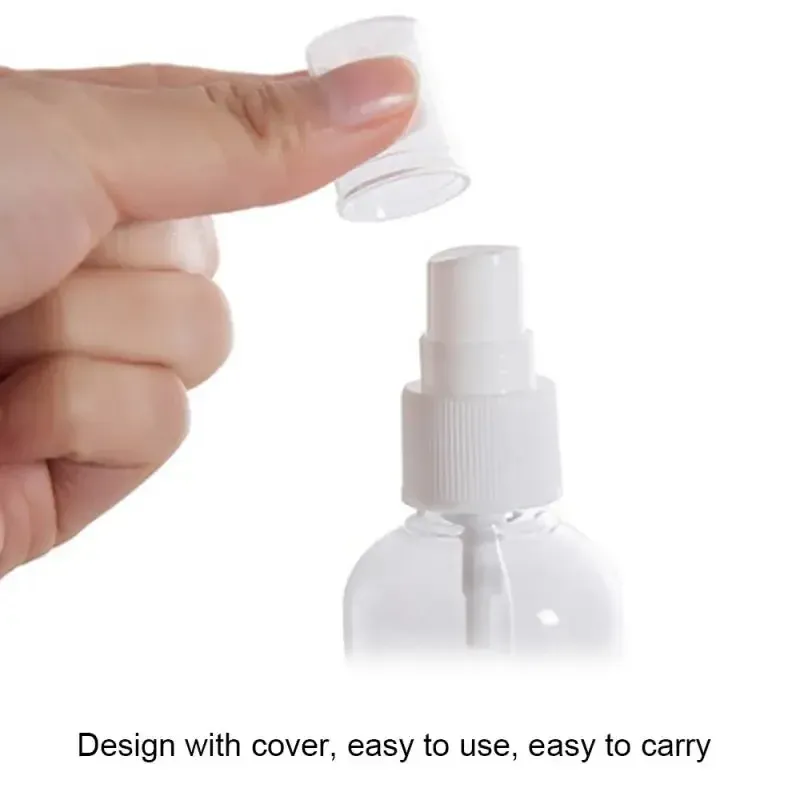 Bouteille de pulvérisation portable en plastique transparent, lot de 3 (30 ml, 50 ml, 100 ml), pour plantes 5