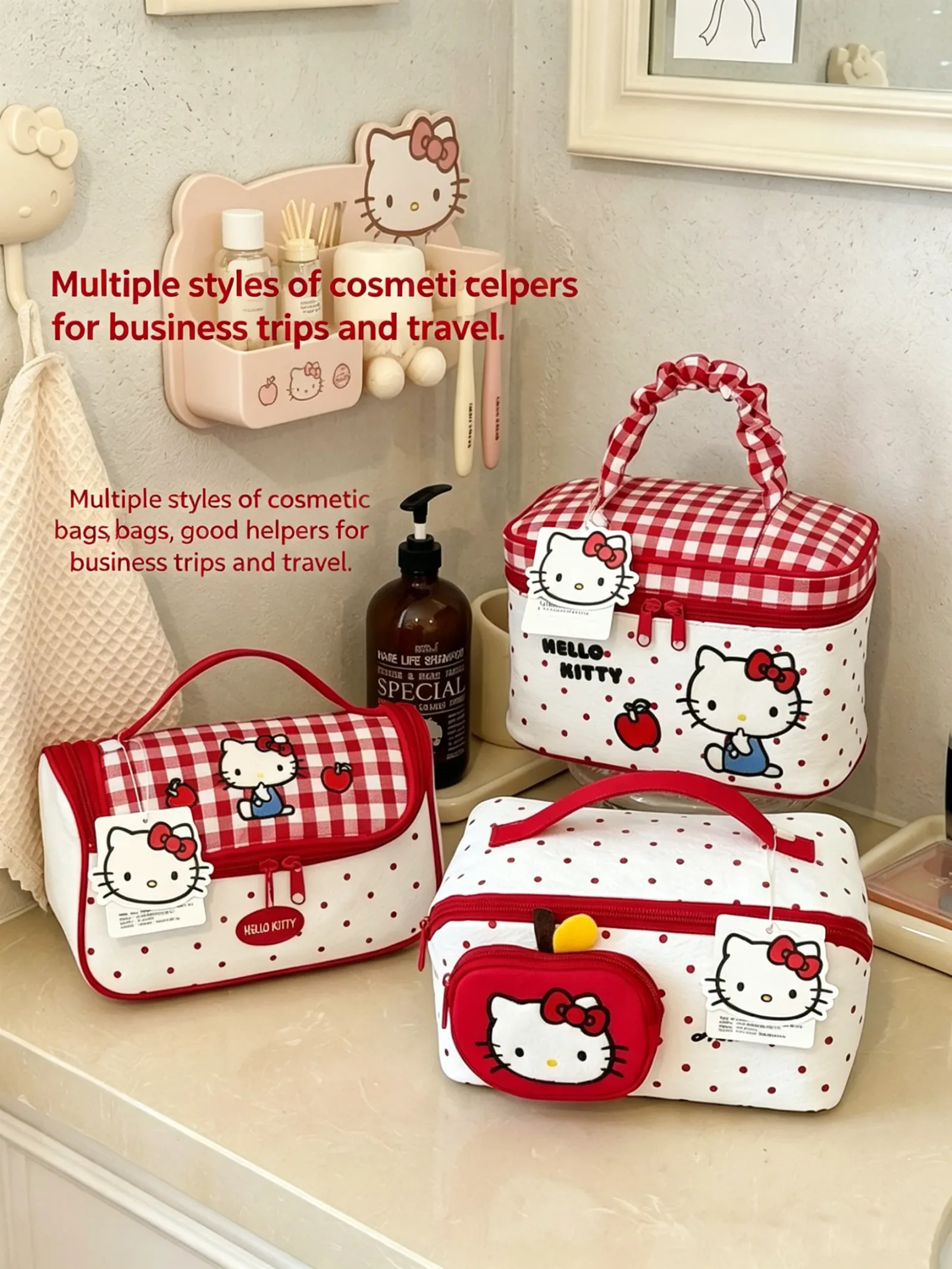 Sac à cosmétiques Hello Kitty, vue finale