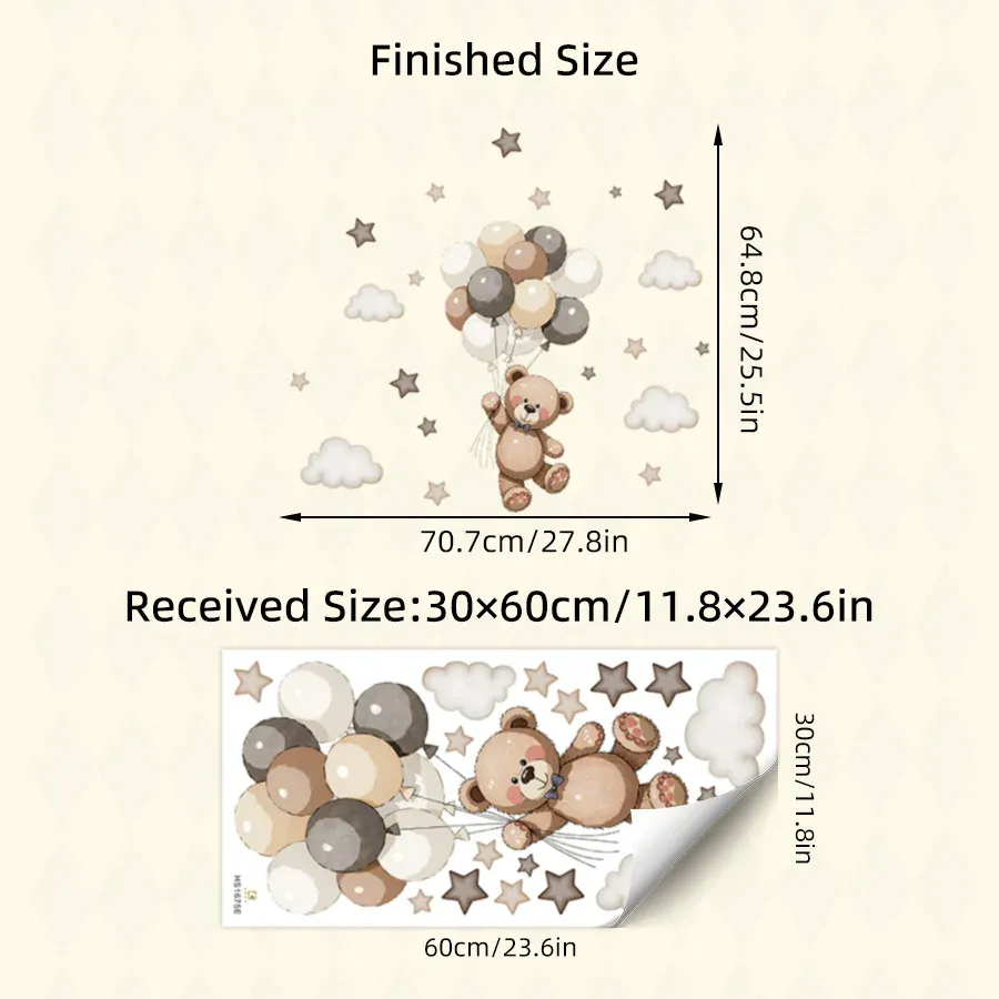 Stickers muraux animaux pour chambre d'enfant