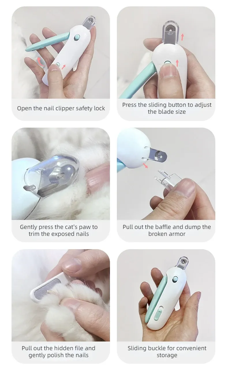 Coupe-ongles pour animaux, détails du design