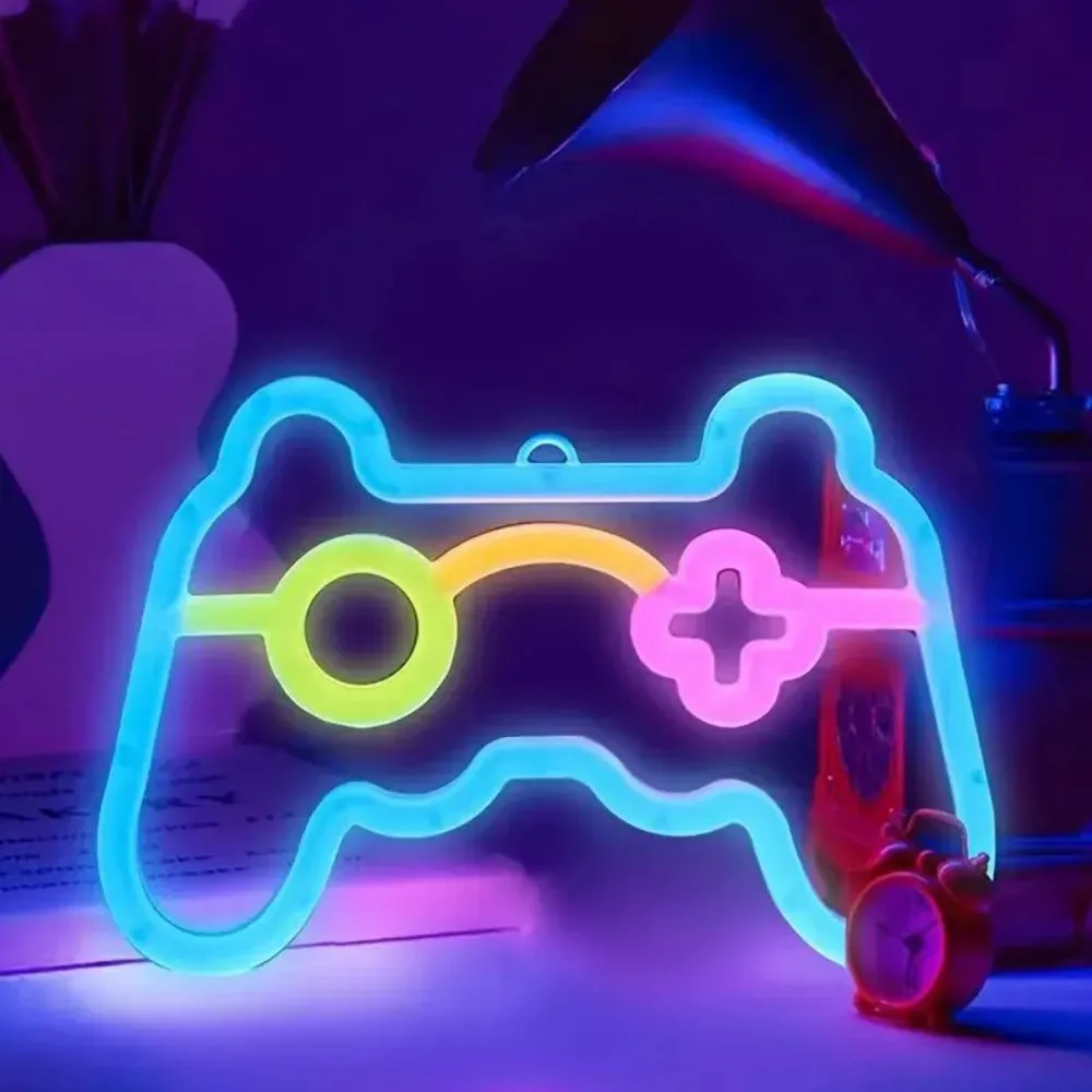 Lampe néon LED pour console de jeu, ambiance lumineuse