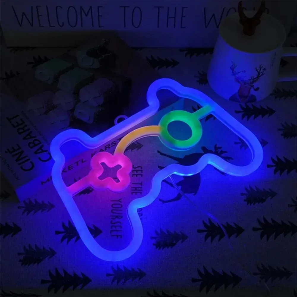 Lampe néon décorative pour mur de salon