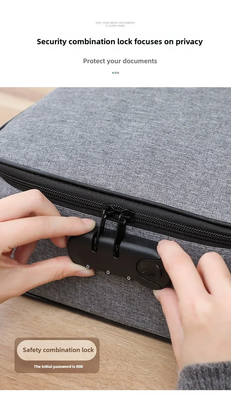 Détail des compartiments du sac de rangement