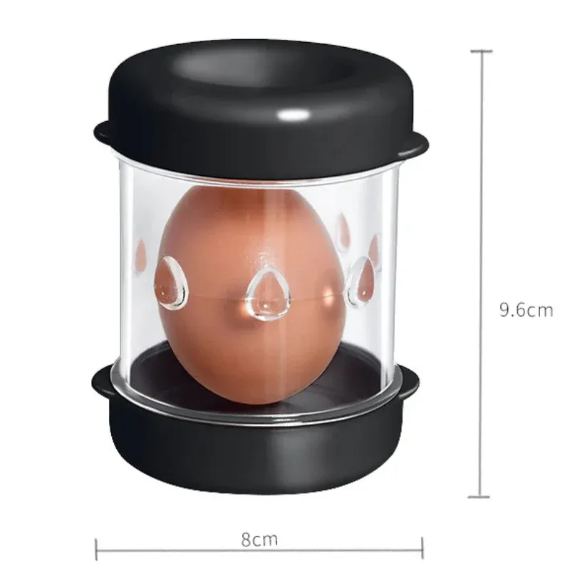 Décortiqueur d'œufs automatique à manivelle, 1 pièce, nouvelle machine à éplucher les coquilles pour usage domestique, outil d'ouverture d'œufs compact et entièrement automatique 2