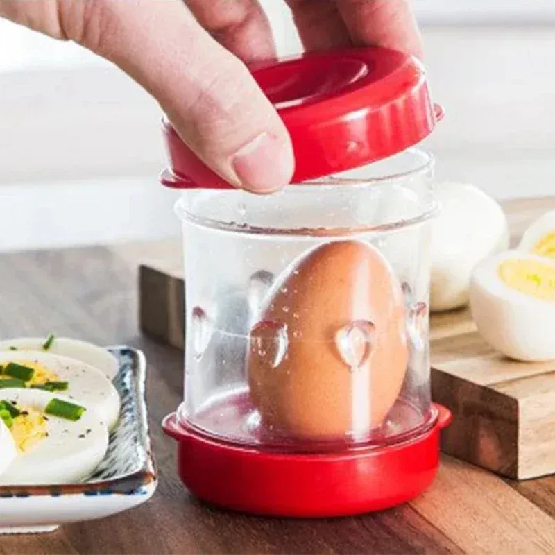 Décortiqueur d'œufs automatique à manivelle, 1 pièce, nouvelle machine à éplucher les coquilles pour usage domestique, outil d'ouverture d'œufs compact et entièrement automatique 4