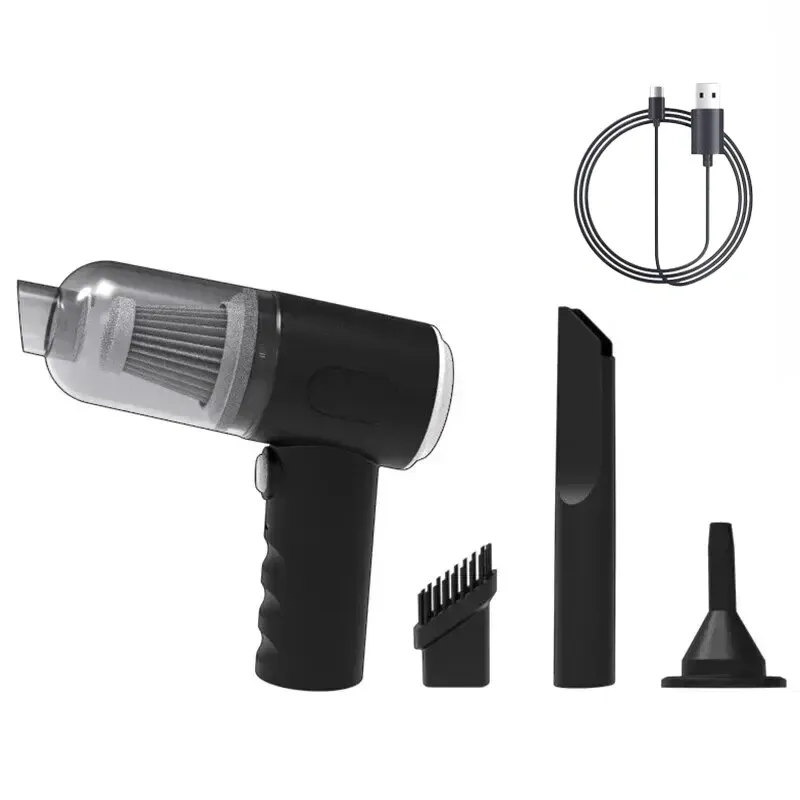 Aspirateur de voiture sans fil 9000 Pa, rechargeable par USB, batterie 1200 mAh, aspirateur compact humide et sec 2