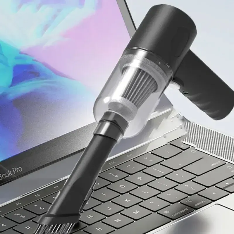 Aspirateur de voiture sans fil 9000 Pa, rechargeable par USB, batterie 1200 mAh, aspirateur compact humide et sec 6