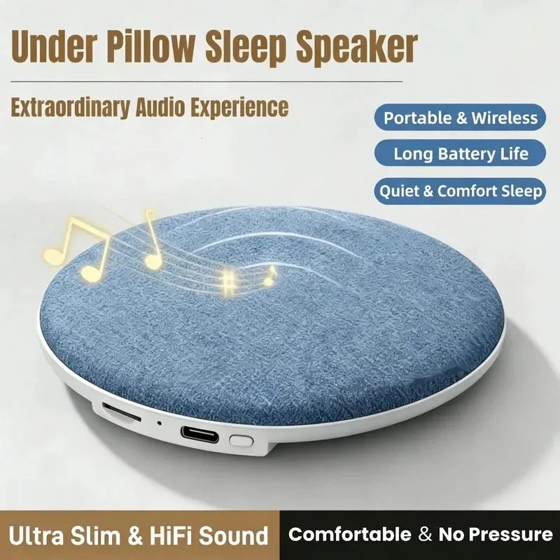 Haut-parleur Bluetooth à ultrasons pour favoriser le sommeil, son dynamique haute qualité, pour table de chevet