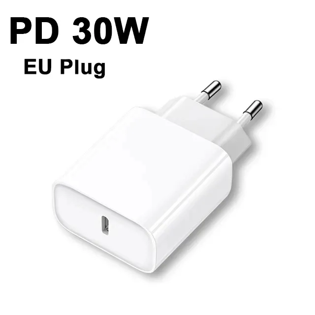 Chargeur rapide 30 W d'origine pour iPhone 11, 12, 13, 14, 15 et 16 (Pro, Pro Max, Plus), port USB-C 7