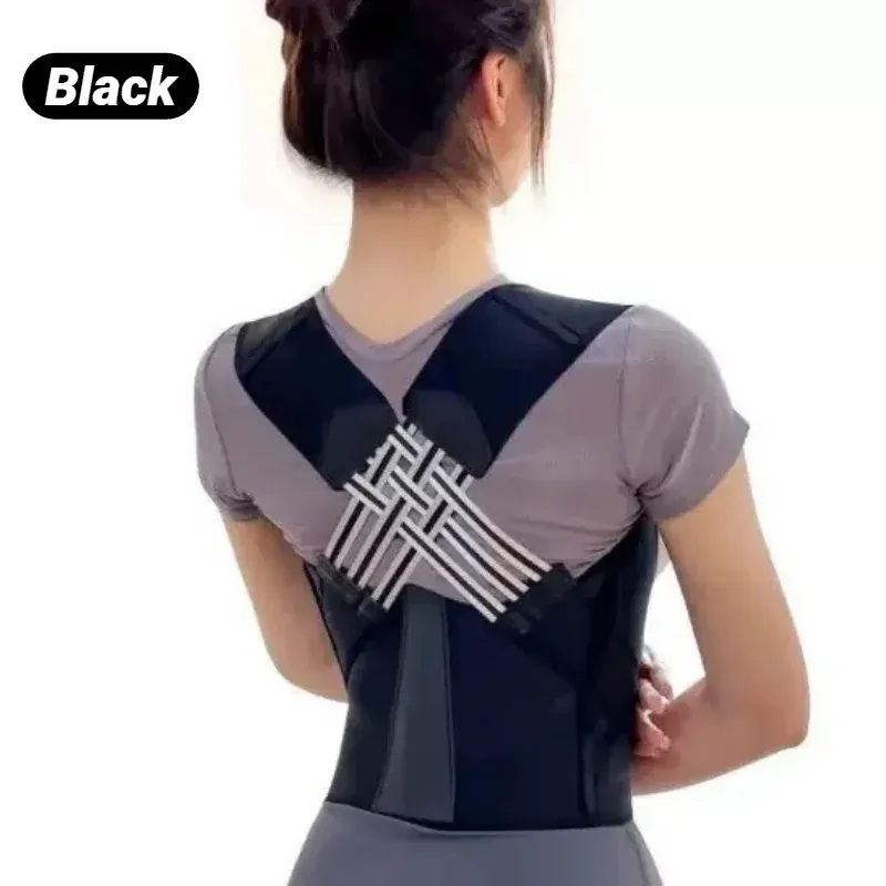 Correcteur de posture pour femmes et hommes, redresseur d'épaules réglable, soutien dorsal complet, ceinture de soulagement des douleurs du haut et du bas du dos 8