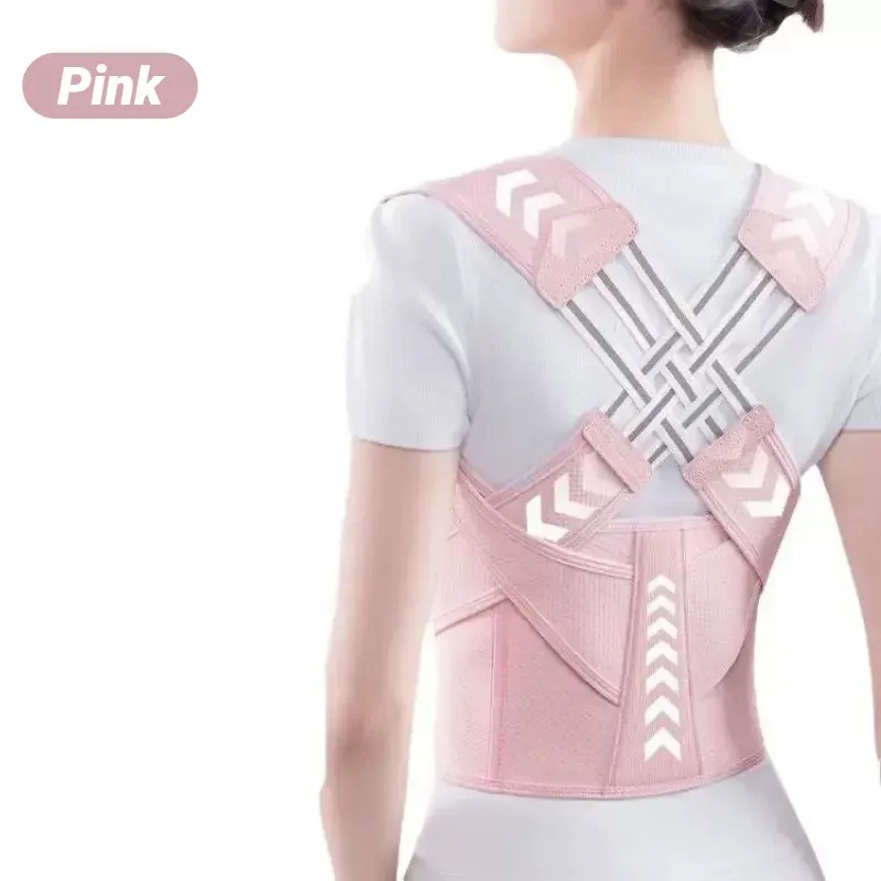 Correcteur de posture pour femmes et hommes, redresseur d'épaules réglable, soutien dorsal complet, ceinture de soulagement des douleurs du haut et du bas du dos 7