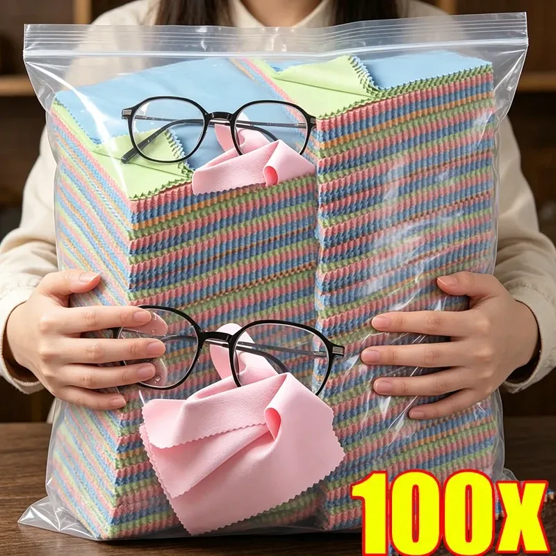 Chiffon de nettoyage en microfibre pour lunettes et écrans de téléphone 2