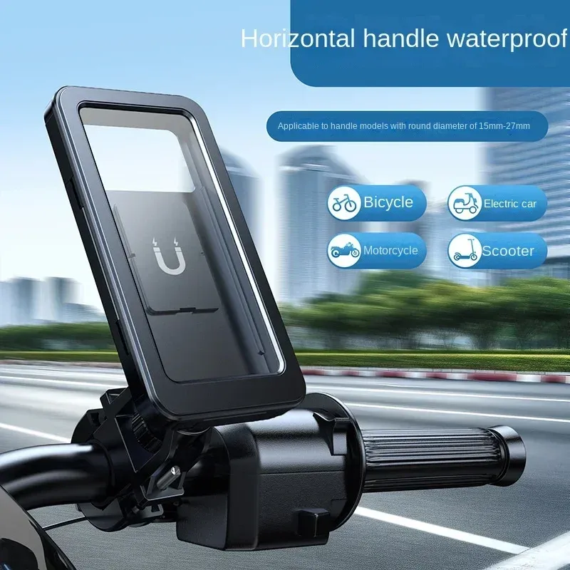Support de téléphone universel étanche à rotation 360° pour moto et vélo, support GPS réglable pour smartphones et applications de navigation 6