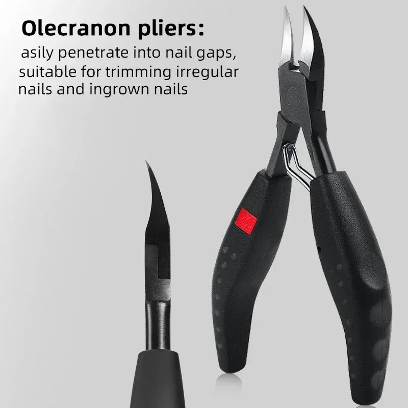 Coupe-ongles en acier inoxydable pour pédicure, ongles épais, correction des ongles incarnés, outil de manucure 2025 5