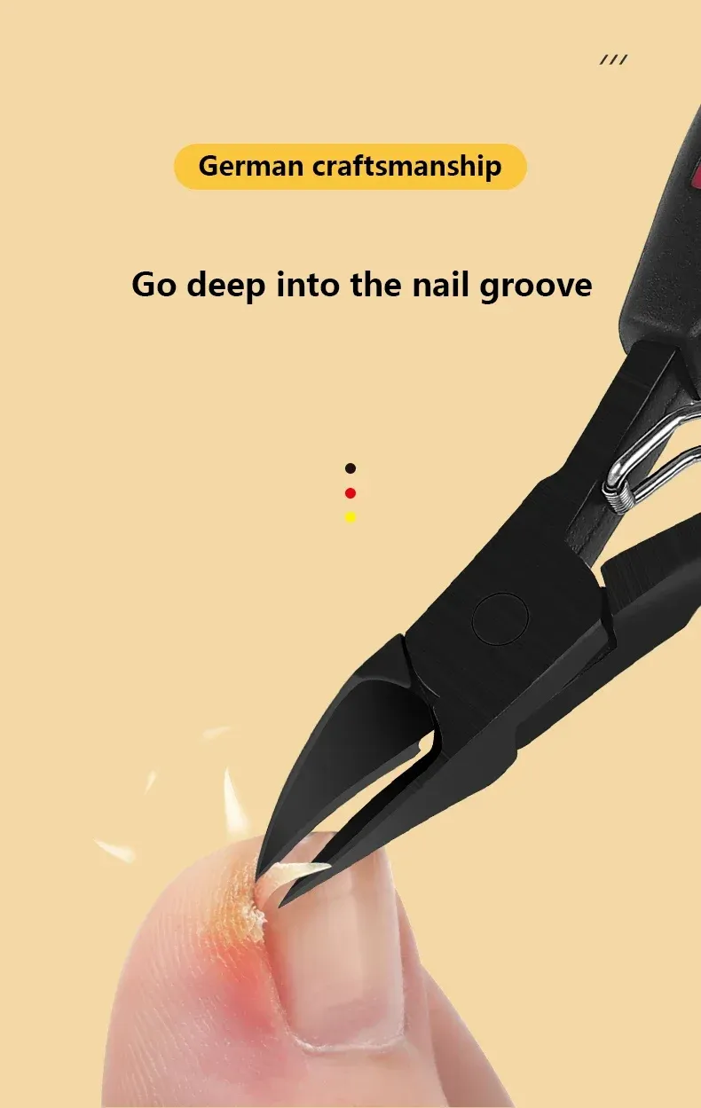 Précision de coupe sur l'ongle
