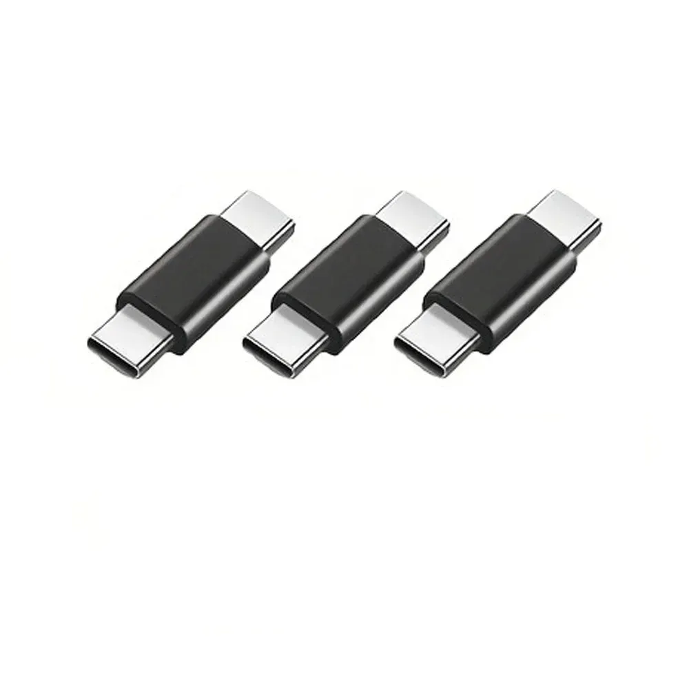 Adaptateur USB-C mâle vers mâle, coupleur d'extension USB Type-C compatible PD, 5 Gbps, pour Thunderbolt 4/3, MacBook Pro/Air et ordinateurs portables 4