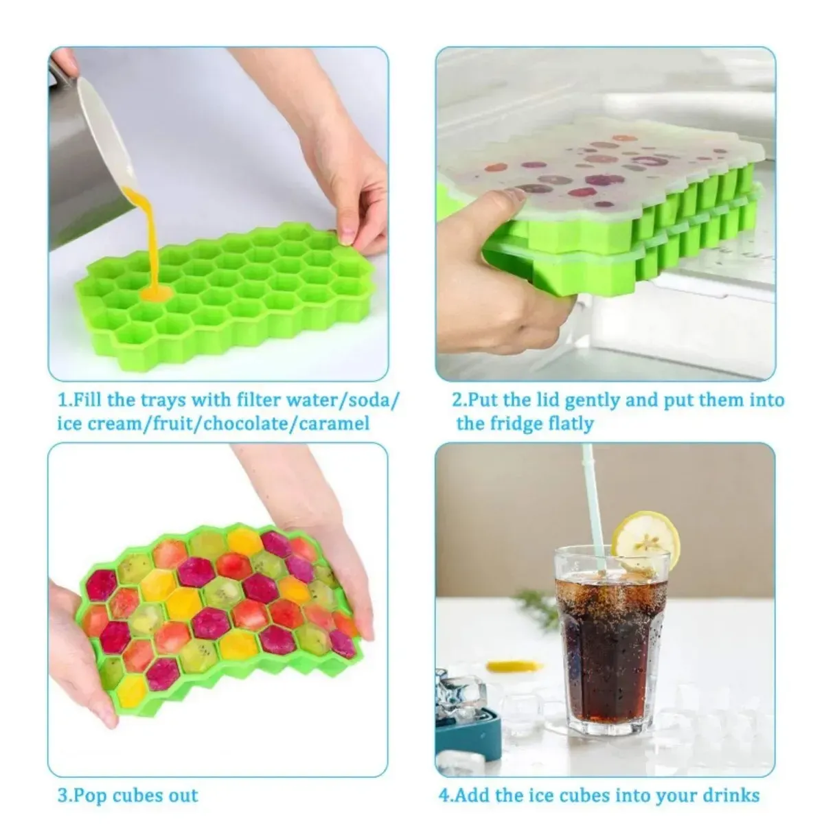 Moule à glaçons créatif en silicone