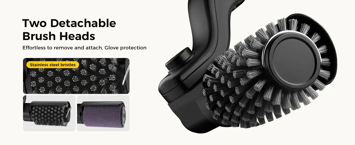 Brosse de nettoyage électrique pour barbecue, vue 10