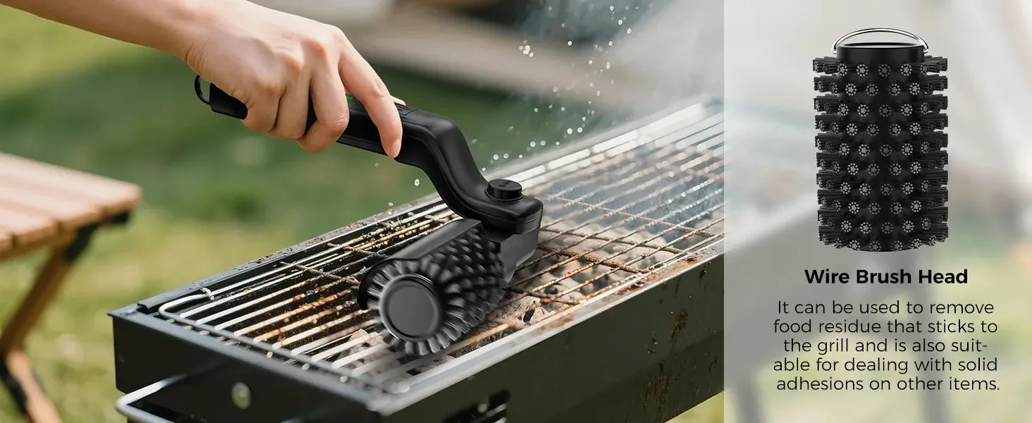 Brosse de nettoyage électrique pour barbecue, vue 7