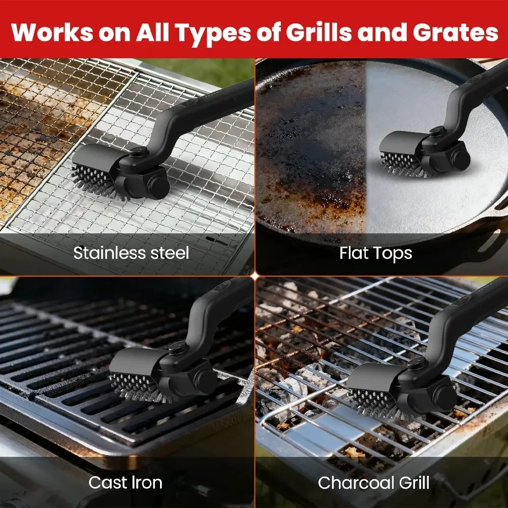 Brosse de nettoyage électrique pour barbecue, vue 15