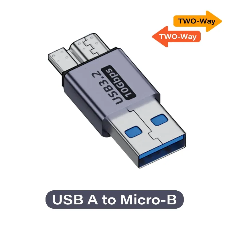 Adaptateur USB-C femelle vers micro-B USB 3.0, 10 Gbit/s 8