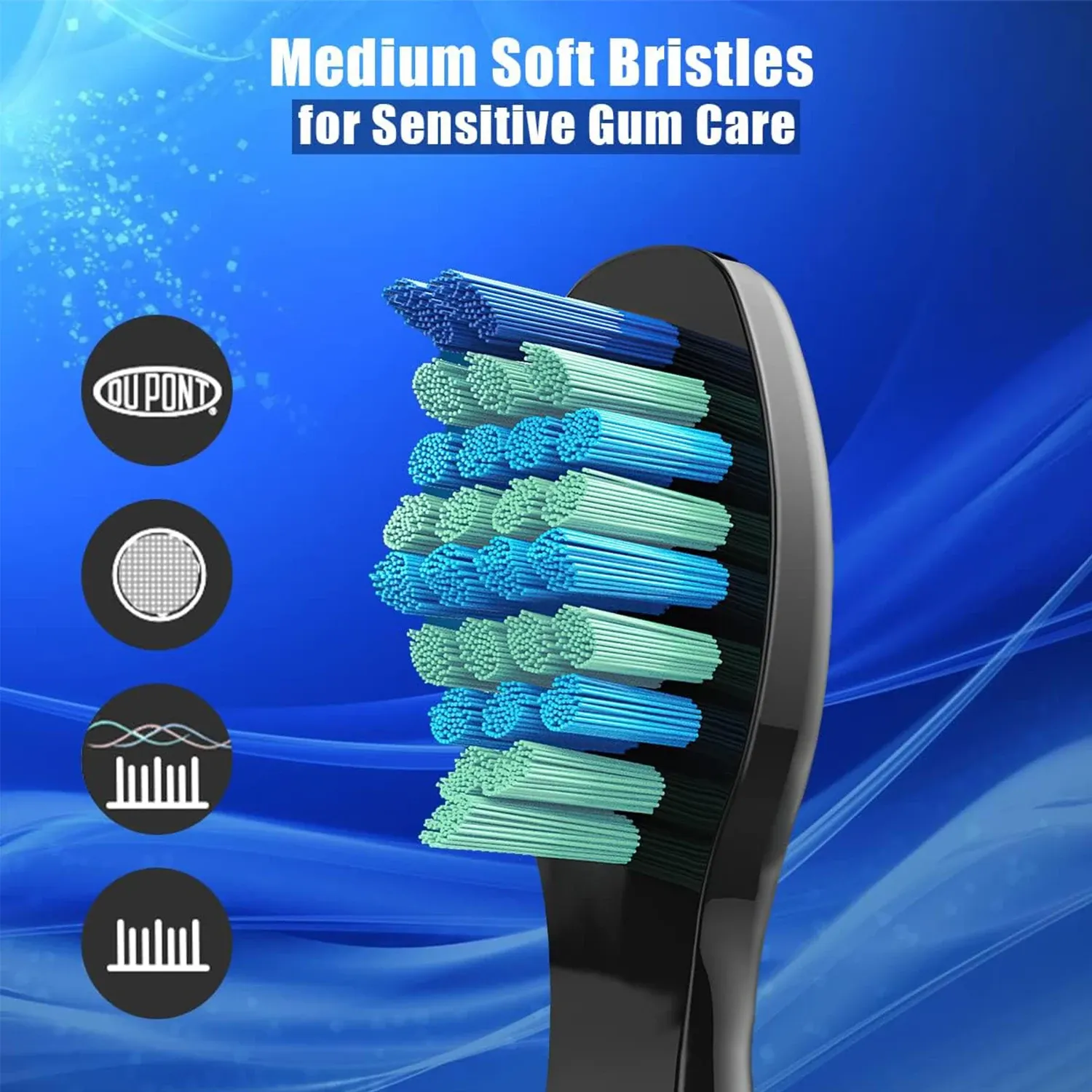 Têtes de brosse de rechange pour brosse à dents électrique SEAGO, lot de 4, 5, 10 ou 20 pièces, compatibles SG910, SG507, SG958, SG515, SG949, SG575 et SG551 3